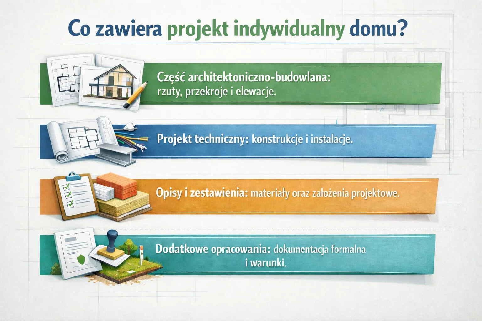 Co zawiera projekt indywidualny domu?